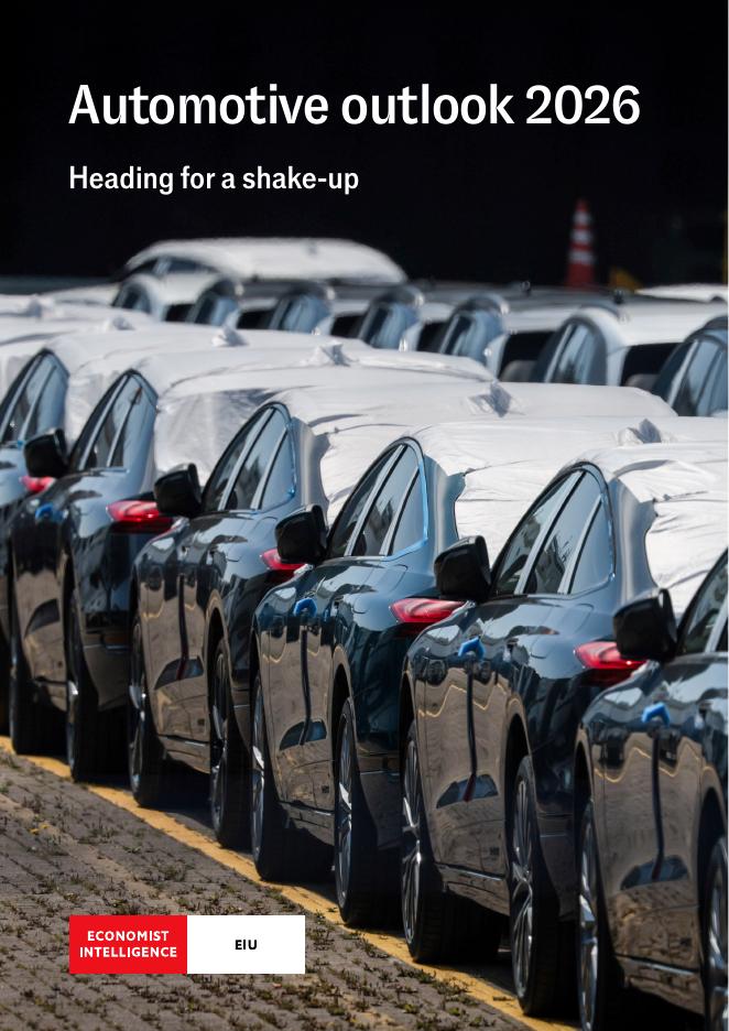 经济学人智库：2026年全球汽车行业展望报告-直面行业变局（英文版）海报