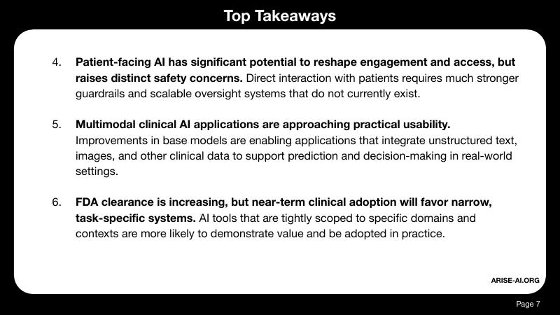 ARISE：2026年临床人工智能（AI）发展状况研究报告（英文版）_第7页