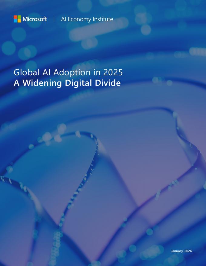 微软：2025年全球AI普及情况报告（英文版）