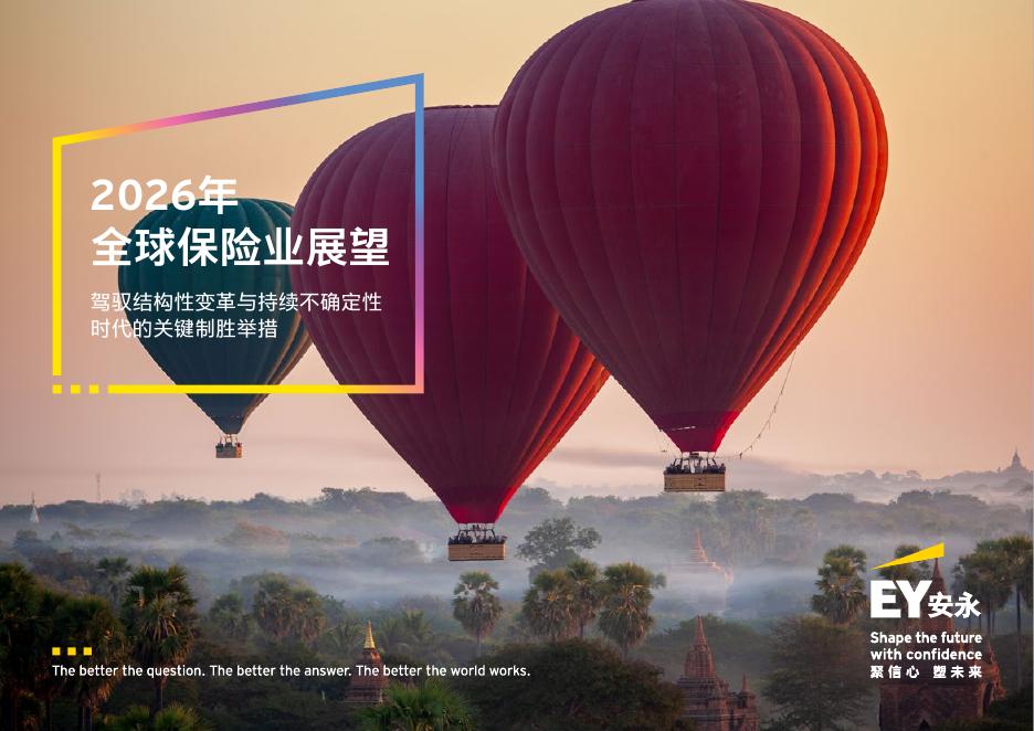 EY安永：2026年全球保险业展望：驾驭结构性变革与持续不确定性时代的关键制胜举措报告海报