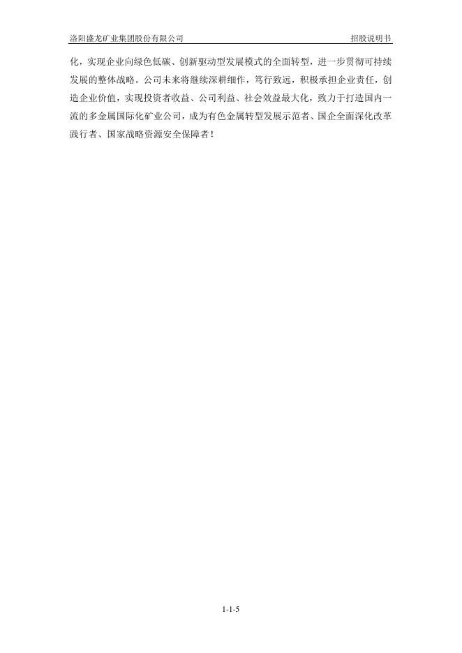 洛阳盛龙矿业集团股份有限公司深主板IPO上市招股说明书_第6页