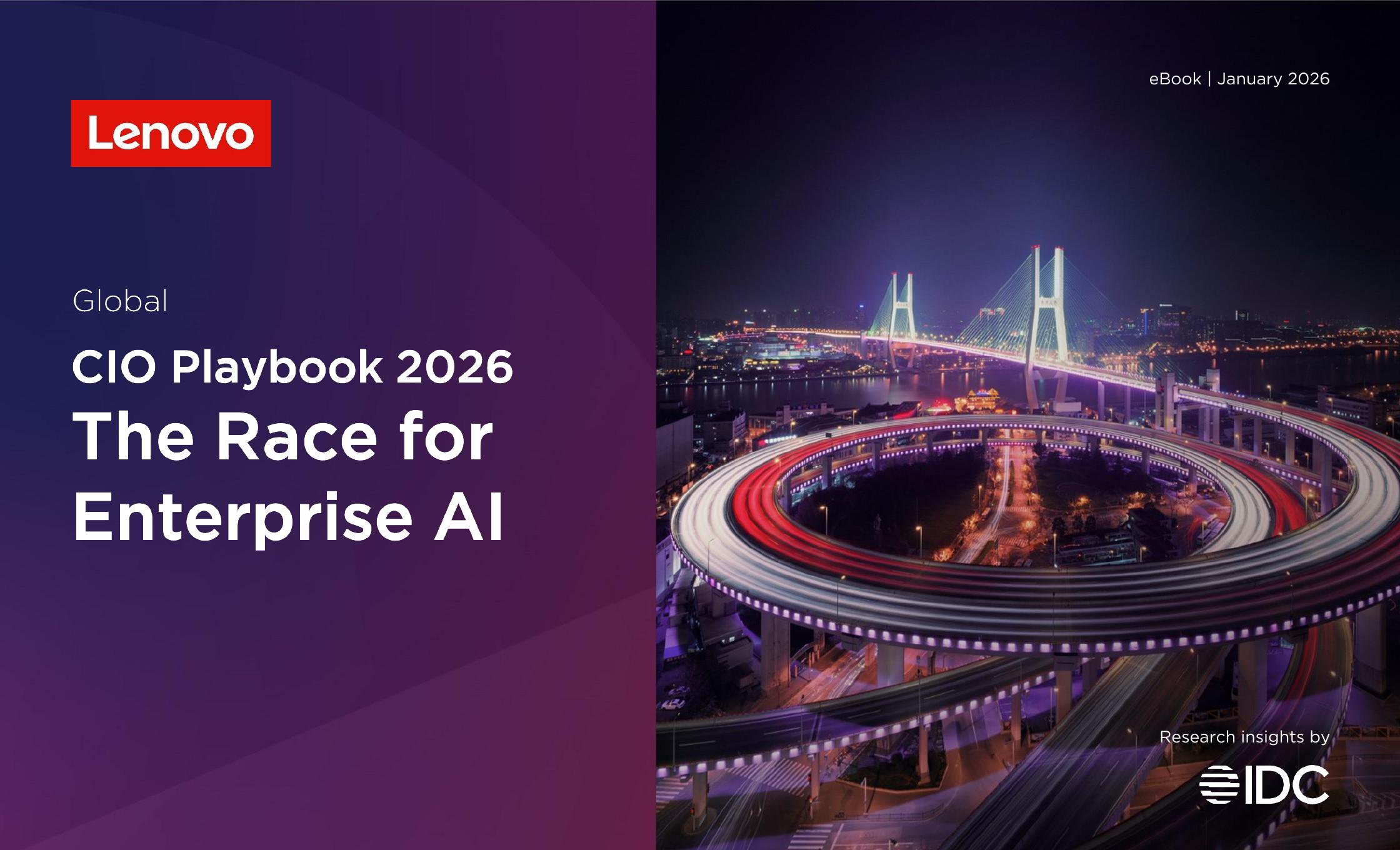 Lenovo：2026年全球首席信息官（CIO）行动手册——企业级AI的角逐（英文版）海报