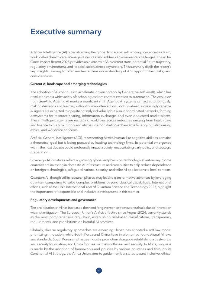 ITU国际电信：2025年人工智能向善影响报告（第二版）（英文版）_第9页