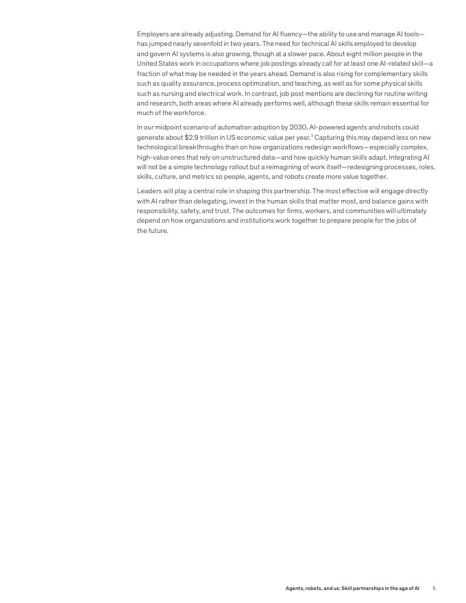 麦肯锡：代理、机器人与我们：人工智能时代的技能伙伴关系（英文版）_第7页