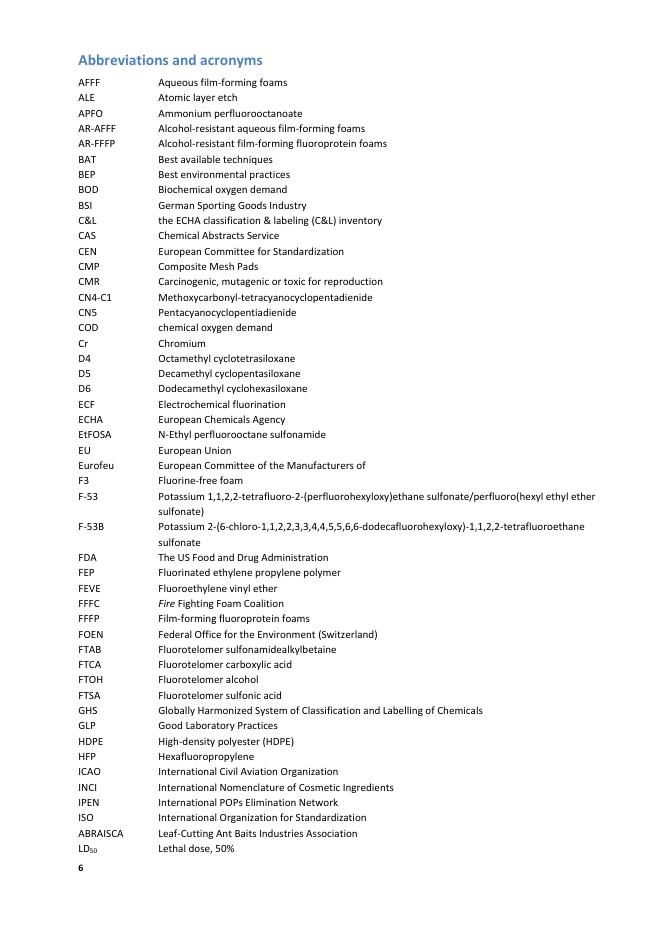 联合国环境规划署 (UNEP)：2024年关于替代PFOS、PFOA和PFHxS的指南报告（英文版）_第6页
