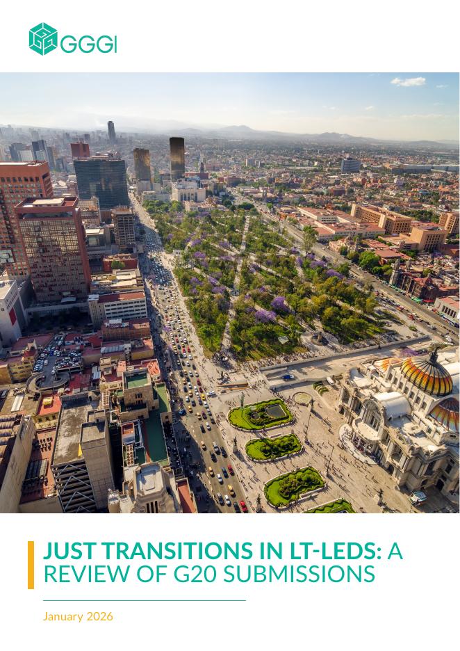 全球绿色增长研究所（GGGI）：2026年公正转型在LT-LEDS：G20提交的回顾报告（英文版）海报