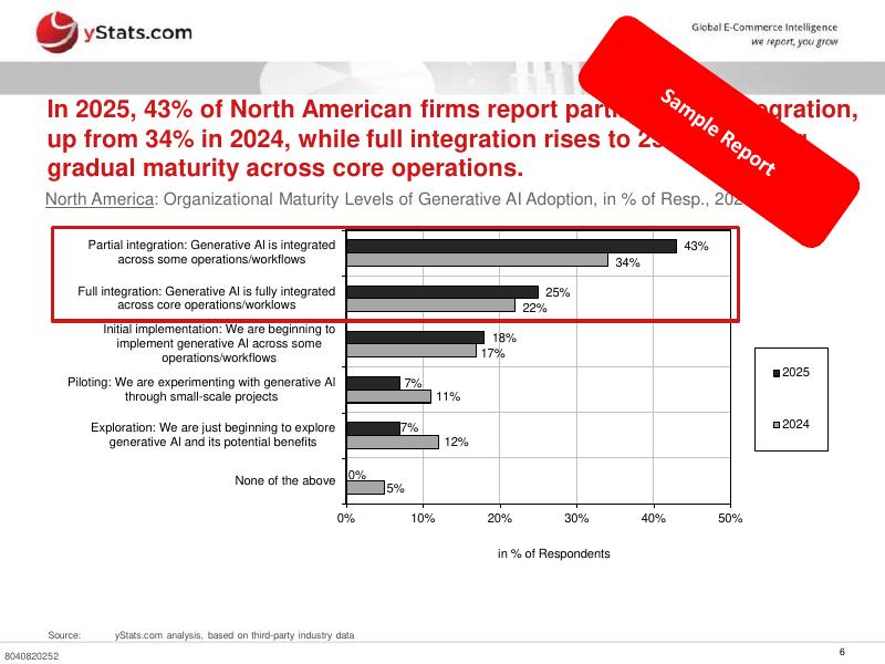 yStats：2026年人工智能转型：全球和区域采用、企业准备情况和数字支付及电子商务的扩展挑战样本报告（英文版）_第6页