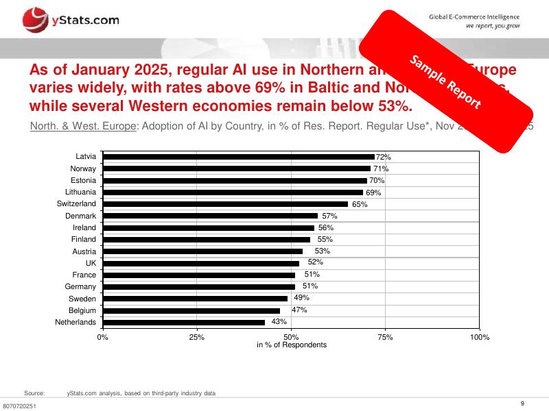 yStats：2026年人工智能转型：全球和区域采用、企业准备情况和数字支付及电子商务的扩展挑战样本报告（英文版）_第9页