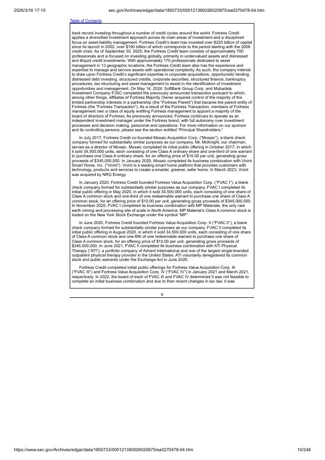 Fortress Value Acquisition Corp.美股纳斯达克IPO上市招股说明书_第10页
