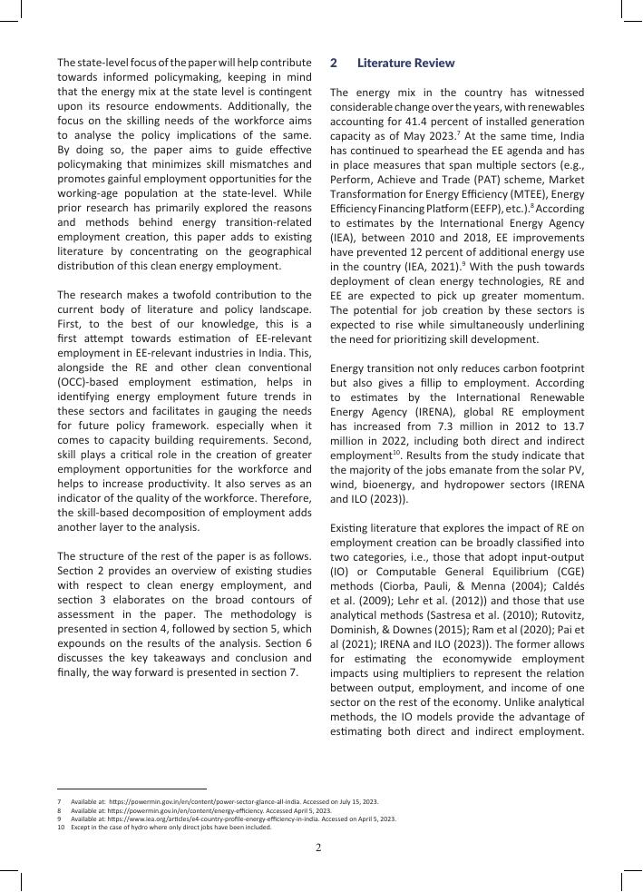 印度国际经济关系研究理事会（ICRIER）：印度清洁能源就业：非常规化石燃料能源来源和能源效率的邦级分析（英文版）_第7页