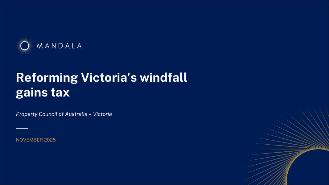 Mandala Partners：2026年改革维多利亚的意外之财税报告（英文版）海报