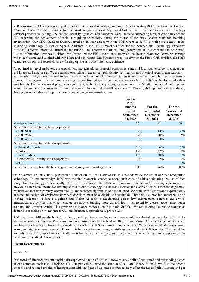 Rank One Computing Corporation美股纳斯达克IPO上市招股说明书_第7页
