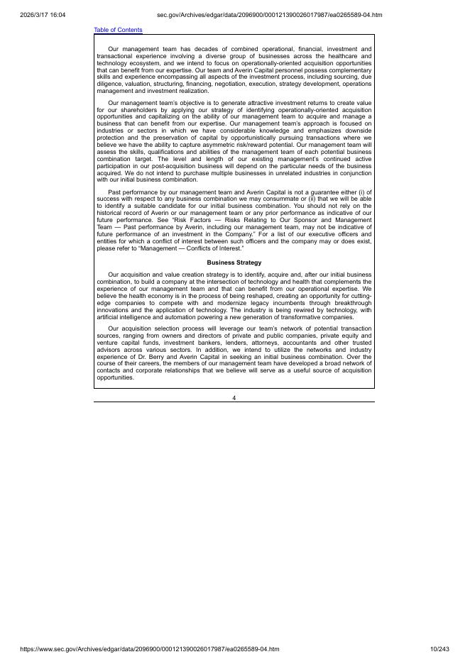 Averin Capital Acquisition Corp.美股纳斯达克IPO上市招股说明书_第10页