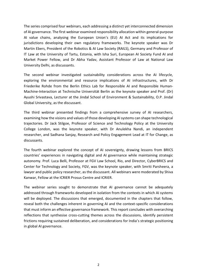 印度国际经济关系研究理事会（ICRIER）：2025年人工智能的伦理与治理：综合报告（英文版）_第7页