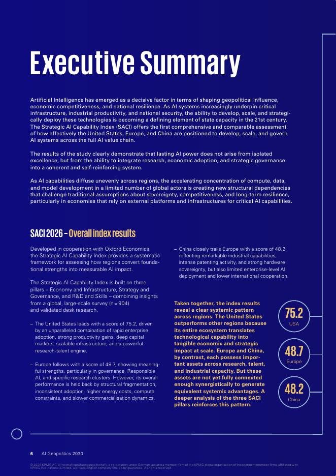 毕马威：2030年人工智能地缘政治战略AI主权驱动下的全球权力格局重塑研究报告（英文版）_第6页