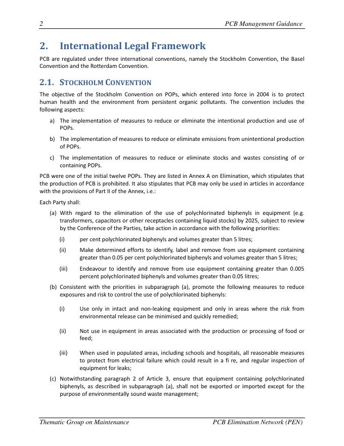 联合国环境规划署（UNEP）：2016年含多氯联苯液体及受多氯联苯污染设备的维护、处理、运输和临时储存报告（英文版）_第8页