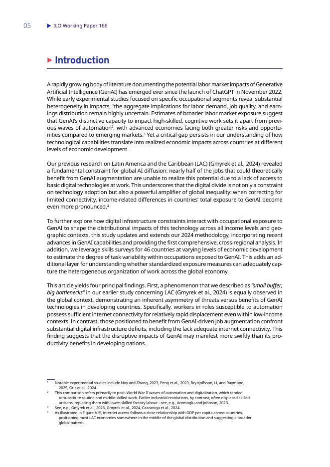 国际劳工组织（ILO）：没有股息的破坏？数字鸿沟和任务差异如何划分GenAI的全球影响（英文版）_第8页