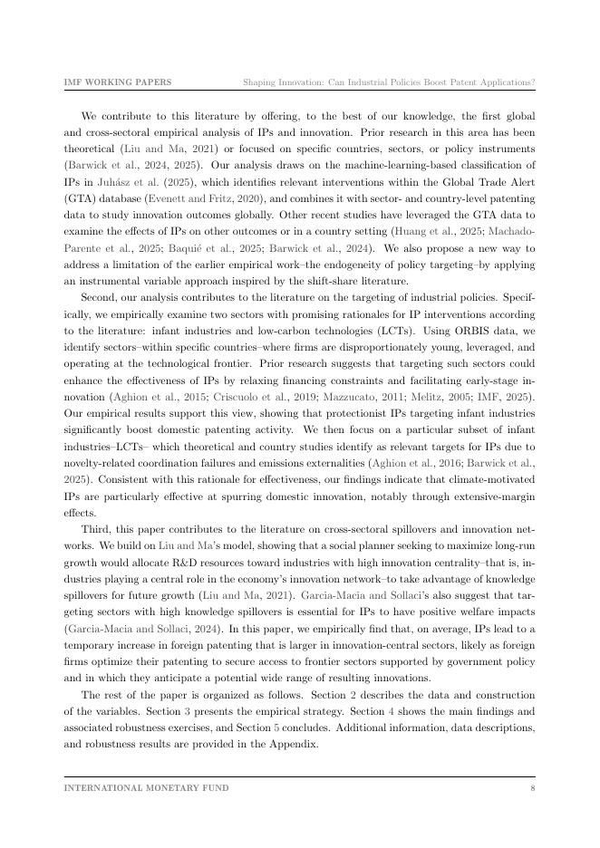 国际货币基金组织：塑造创新：产业政策能促进专利申请吗？（英文版）_第8页