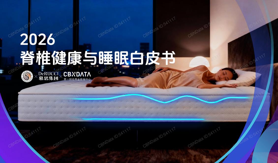 CBNData：2026年脊椎健康与睡眠白皮书海报
