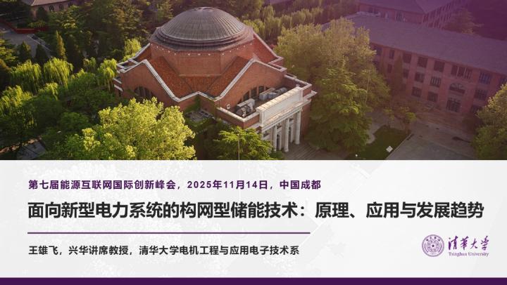 清华大学：2025年面向新型电力系统的构网型储能技术：原理、应用与发展趋势报告海报