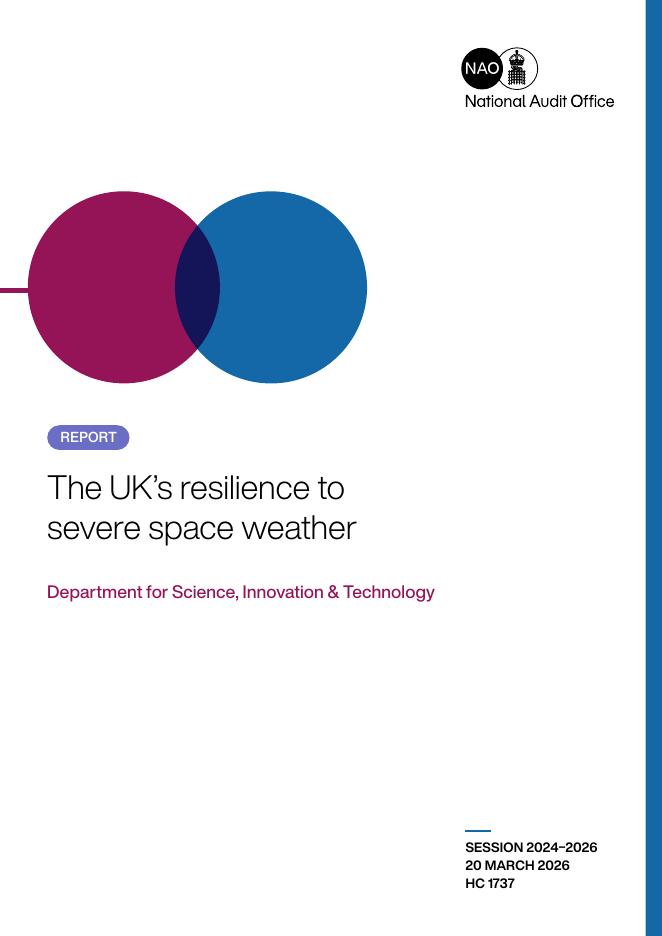 英国国家审计署：2026年英国对严重空间天气的韧性报告（英文版）海报