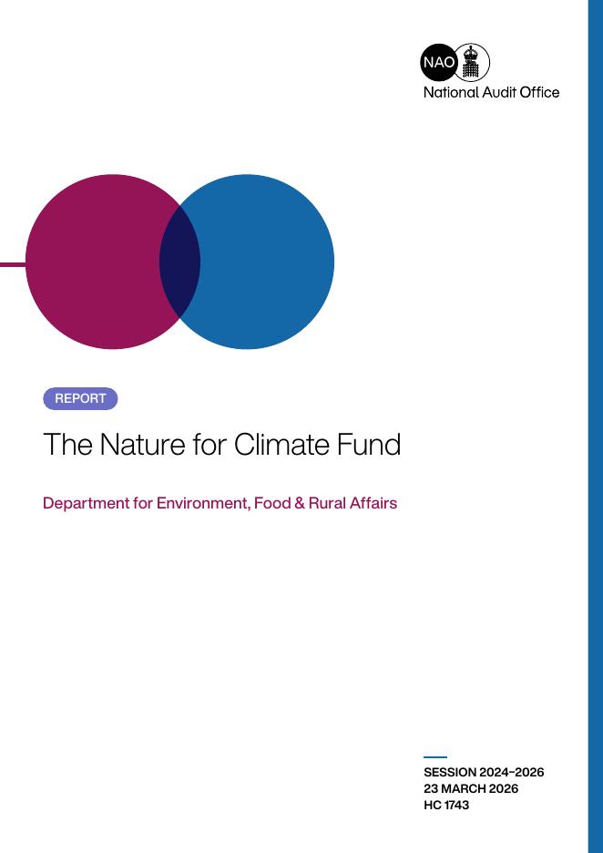 英国国家审计署：2026年自然气候基金报告（英文版）海报