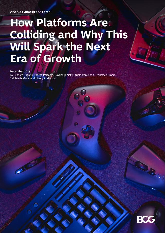 BCG波士顿咨询：2026年视频游戏报告（英文版）海报
