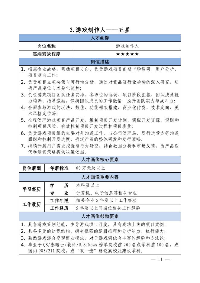 深圳市人社局：2025深圳市数字创意产业高端紧缺岗位清单（试行）_第9页