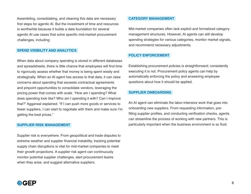 GEP：2026年代理型人工智能用于敏捷采购团队报告（英文版）_第7页