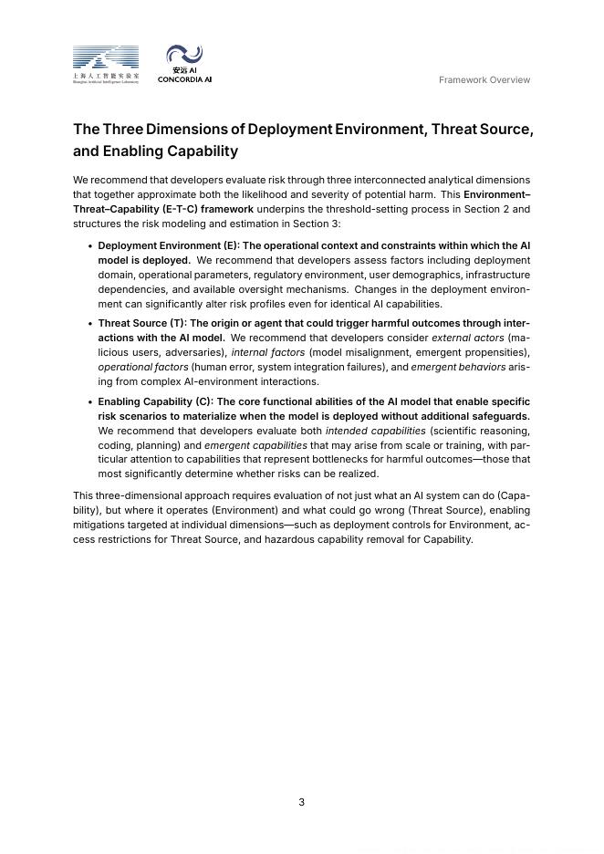 上海人工智能实验室&安远AI：2026年前沿人工智能风险管理框架报告（英文版）_第10页