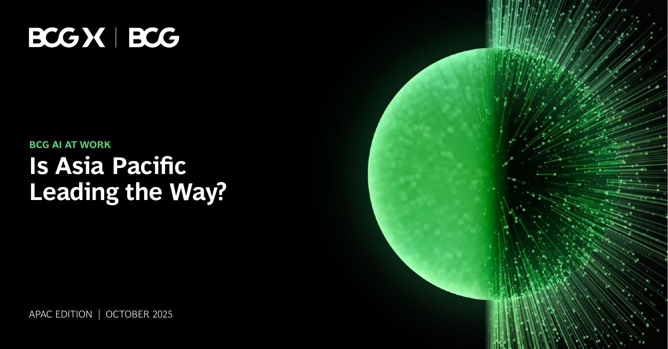 BCG波士顿咨询：2025年亚太地区AI应用报告——从普及领先到价值重构的关键跃迁（英文版）海报
