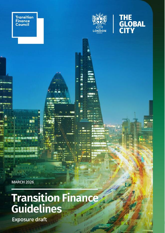 The Global City：2026年转型金融指引：征求意见稿报告（英文版）