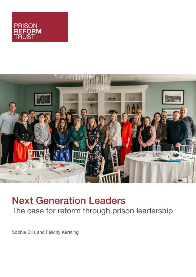 监狱改革基金会：2026年下一代领导人：通过监狱领导进行改革的案例（英文版）海报