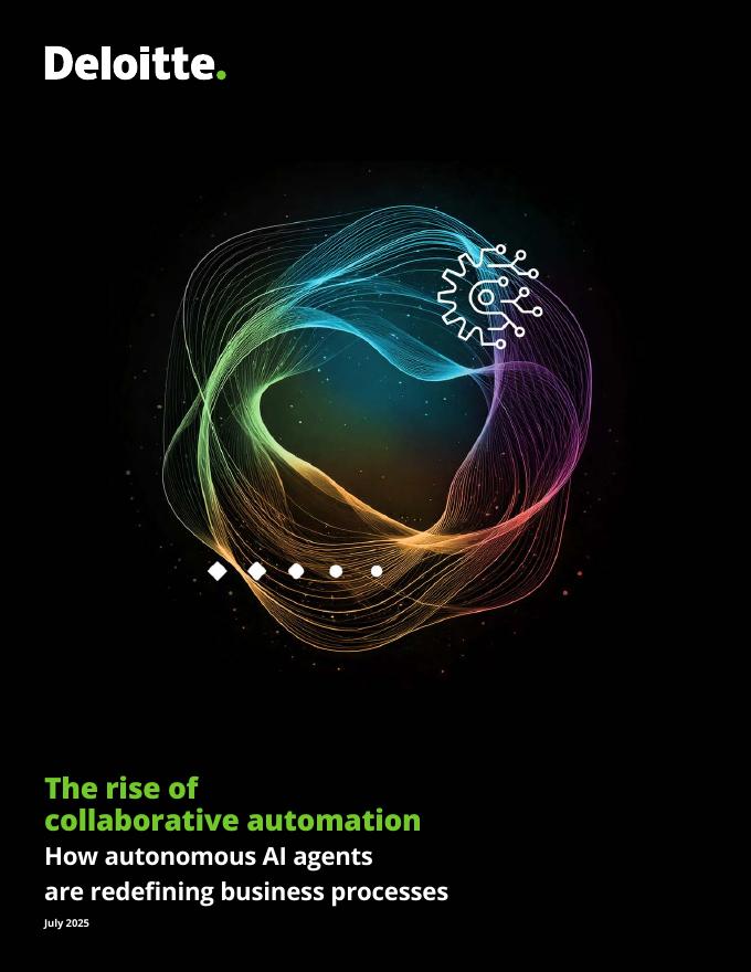 德勤：2026年协作自动化的兴起：自主AI代理如何重塑业务流程报告（英文版）海报