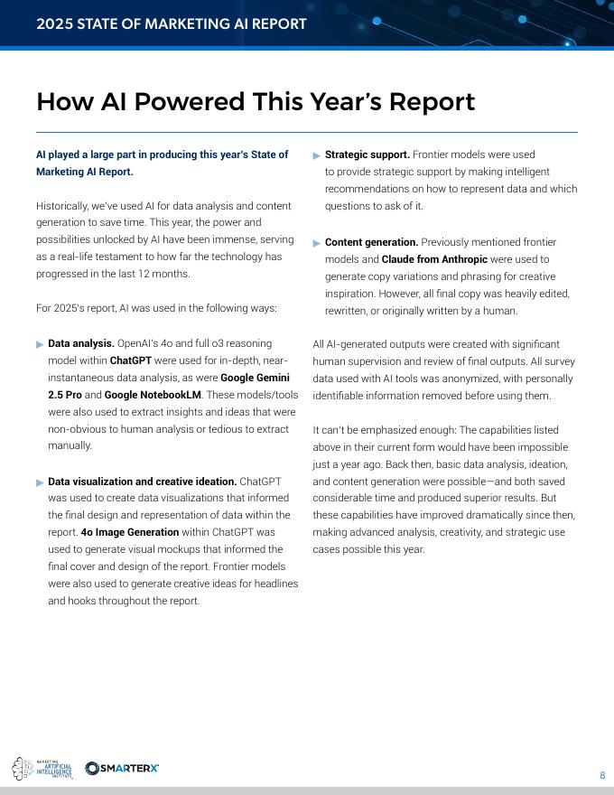 SMARTERX：2025年营销人工智能现状报告（英文版）_第8页