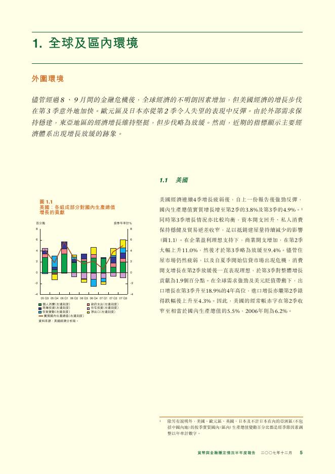 香港金融管理局：货币与金融稳定情况半年度报告（2007年12月）（繁体版）_第5页