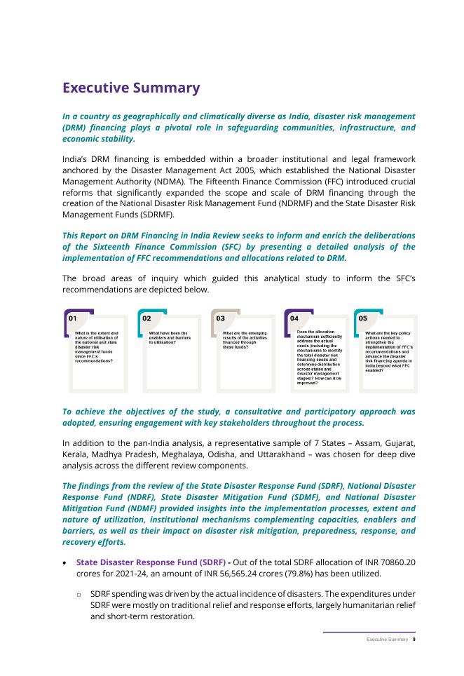 世界银行：2025年印度灾害风险管理融资评估报告（英文版）_第9页