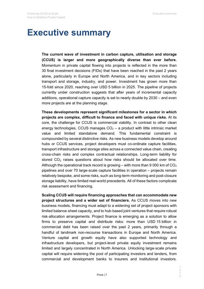 IEA国际能源署：2026年碳捕集、利用与封存规模化融资：私人资本动员路径研究报告（英文版）_第7页