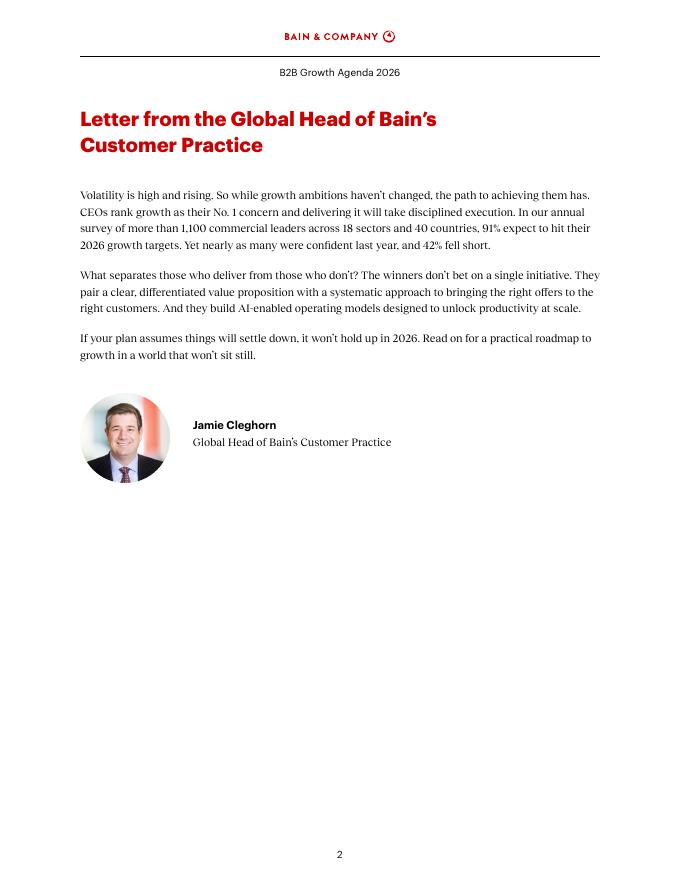贝恩公司：2026年B2B增长议程：在瞬息万变的世界中实现增长研究报告（英文版）_第4页