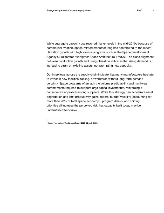普华永道：2026年强化美国航天供应链研究报告：立足过往之基 点燃明日动能（英文版）_第6页