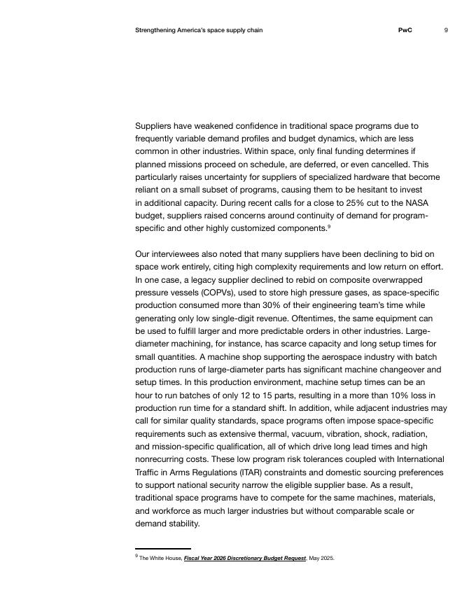 普华永道：2026年强化美国航天供应链研究报告：立足过往之基 点燃明日动能（英文版）_第9页