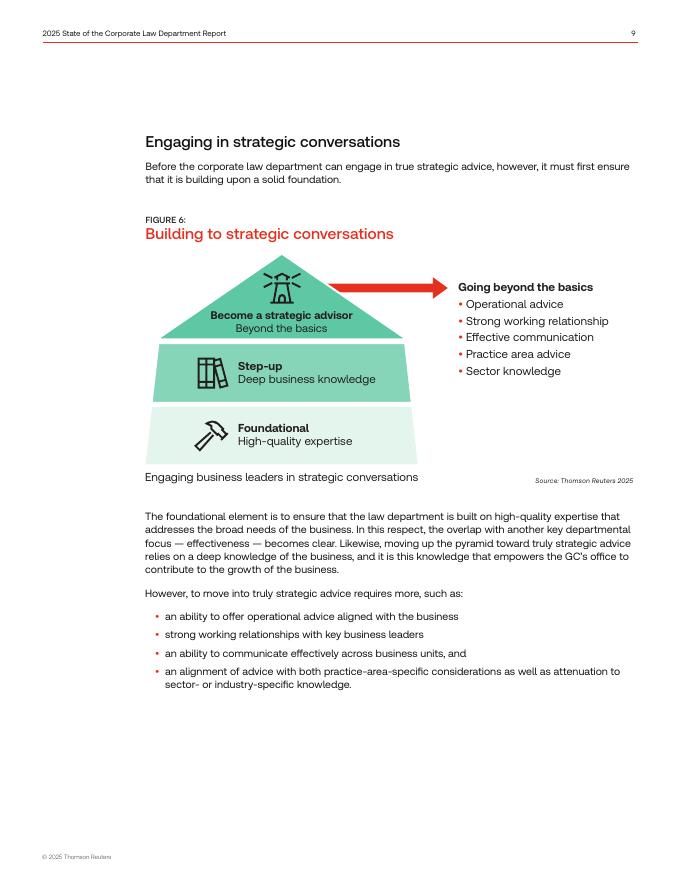汤森路透：2025年企业法务部门现状报告（英文版）_第9页