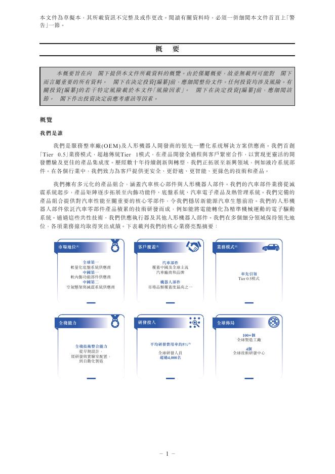 宁波拓普集团股份有限公司港交所IPO上市招股说明书_第10页