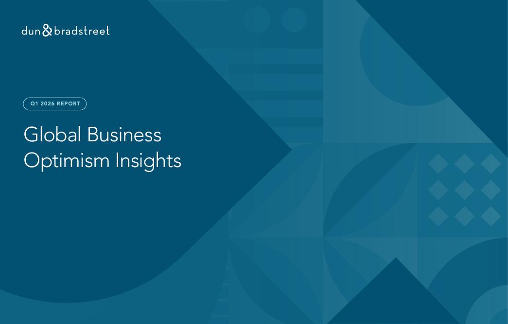 邓白氏：2026年第一季度全球营商乐观度指数报告（英文版）海报