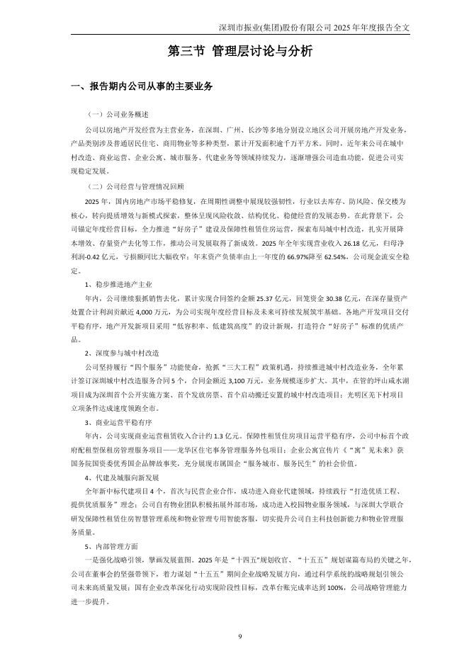 000006-深振业Ａ：2025年年度报告_第9页