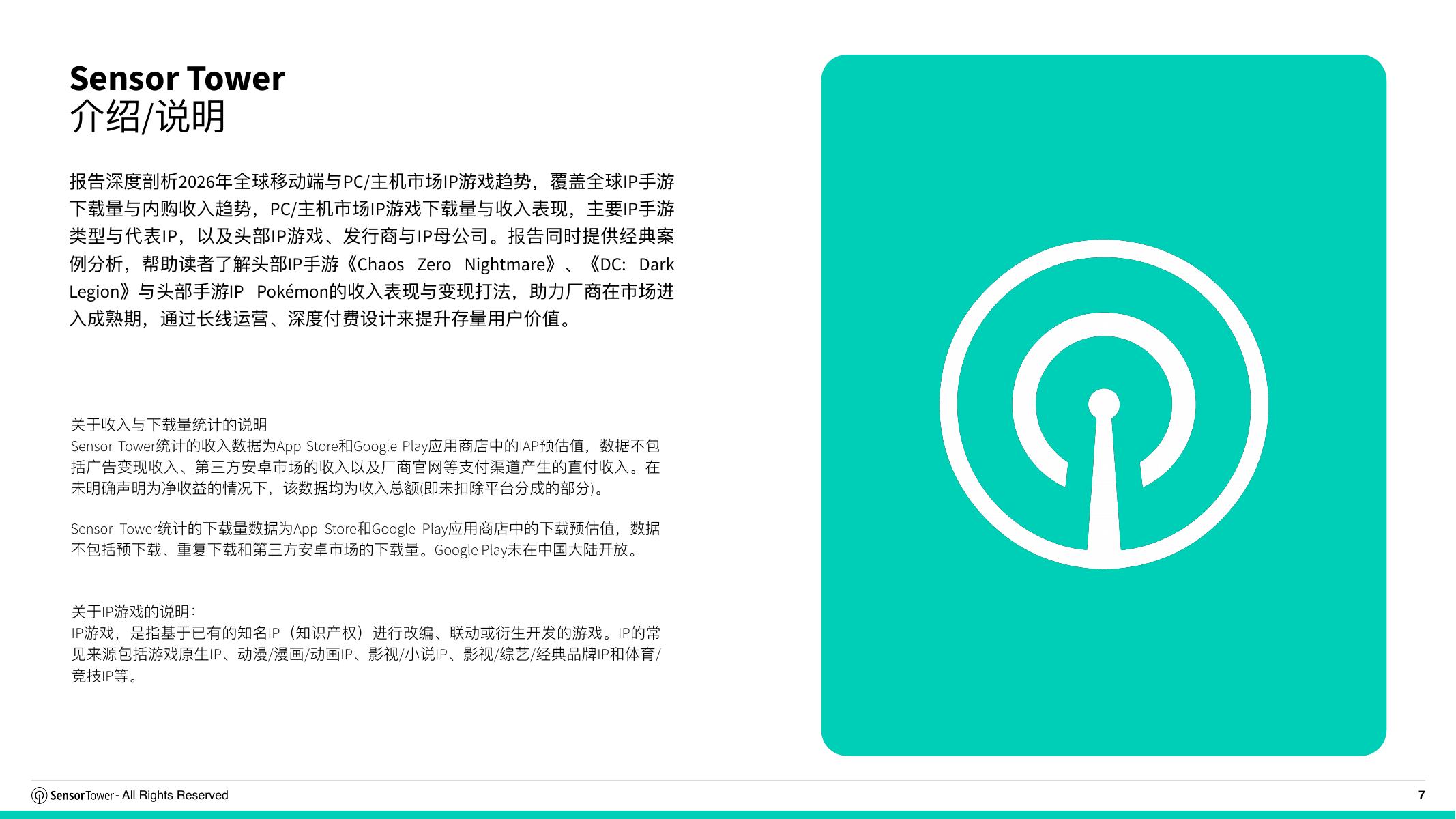 Sensor Tower：2026年全球IP游戏市场洞察报告_第7页
