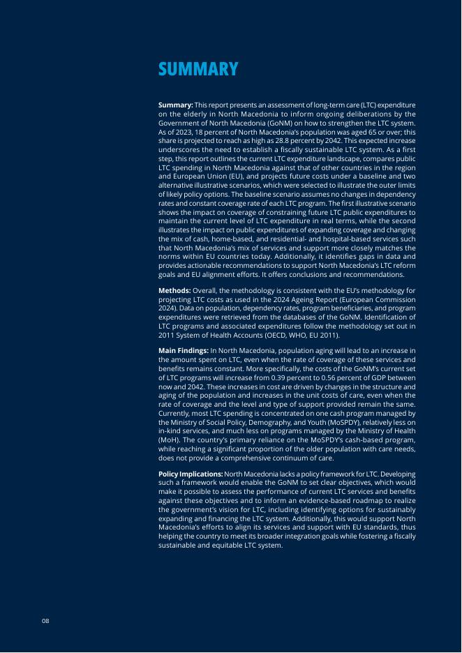 世界银行：2025年评估北马其顿当前和未来的长期护理支出报告（英文版）_第8页