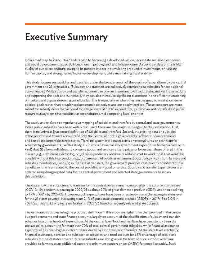 ADB亚洲开发银行：2026年印度补贴与转移研究报告（英文版）_第10页