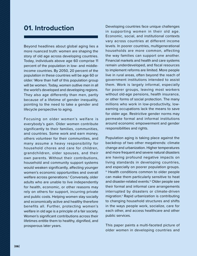 世界银行：2026年繁荣、健康和尊严：发展中国家老年妇女的政策途径报告（英文版）_第8页
