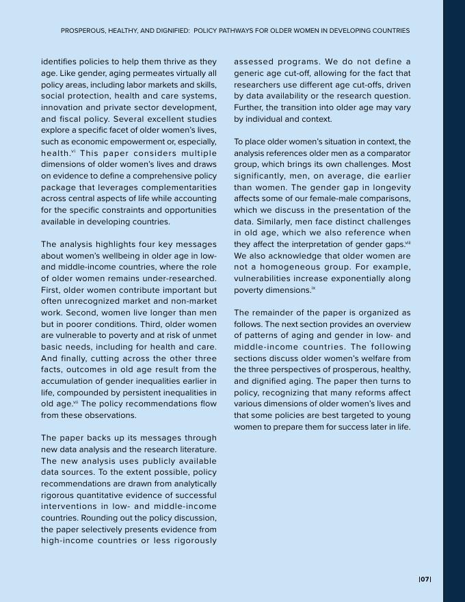 世界银行：2026年繁荣、健康和尊严：发展中国家老年妇女的政策途径报告（英文版）_第9页